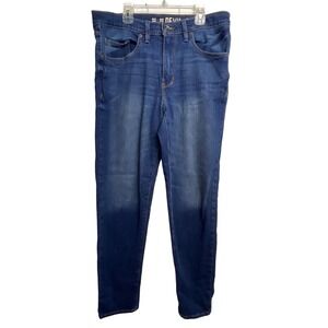 Devil Dog Sanforized Shrunk Jeans Mens 32x32 Blue Denim Straight Leg Casual Pant
